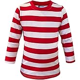 COUVER Infant Toddler Soft Cotton Crew Neck Long Sleeve Tee Shirt