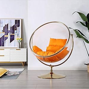 Haida Transparenter Stuhl, Esszimmerstühle Hemisphärische Boden Indoor Basket Swing, Faul Globe Bubble Chair, Schlaf…