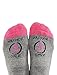 Toe TalkWarrior Chick Non Slip Grip Socks for Pilates Yoga Barre Tai Chi Dance Meditation & Mindful Living