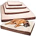 Paws & Pals Orthopedic Pet Bed Foam-Mattress for Dogs & Cats – Soft Quilted Cushion Mat - Rectangular Fits Crate, Carrier & Kennel - Various Sizes