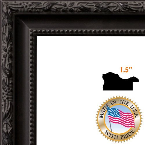 ArtToFrames 22x22 / 22 x 22 Picture Frame Black Frame with