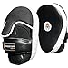 Meister Cowhide Leather Curved Focus Mitts w/Wrist Support (Pair)