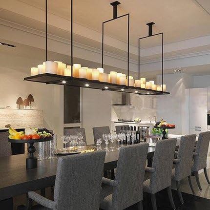 Msaj Vintage Nordic Dorf Caf Restaurant Im Living Room Bar Rechteck Tisch Lampe Kerze Kronleuchter 600mm White Amazon De Beleuchtung