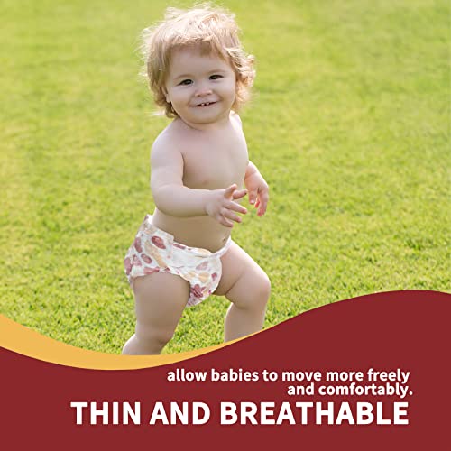 Capable Newborn Diapers 126 Count, Triple Leak-Proof Baby Diapers, Hypoallergenic Disposable Diapers with Wetness Indicator, Extra-Absorbent, Light and Snug, Diapers Size NB