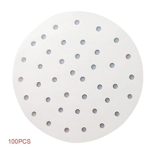 100pcs Silicona Aceite Papel, Desechable Freidora de Aire Forros ...