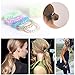18 Pcs Spiral Hair Ties, Plastic Hair Ties Spiral No Crease and Colorful Phone Cord Hair Tie, Traceless Spiral Hair Ties for Women and Girls