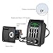 ammoon Acoustic Guitar 4-Band EQ Equalizer Tone and Volume Amplifier Preamp Piezo Pickup with Chromatic Tuner LCD Display