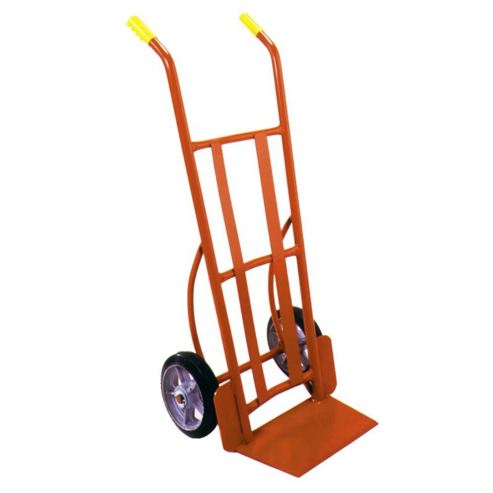 Wesco 210239 Heavy Duty Steel Warehouse Hand Truck, Moldon Rubber Wheels, 1000lb. Load Capacity