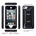 ULAK iPod Touch 7 Case, iPod Touch 6th 5th Generation Case, Knox Armor Dual Layer Hybrid Protective Cover with Belt Clip Holster for iPod Touch 7th/6th/5th Generation (Black)