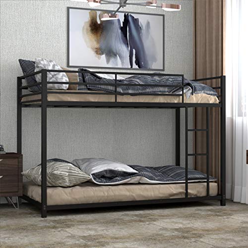 Giantex Metal Bunk Bed Twin Over Twin, Classic Bunk Bed Frame with