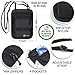 Neck Wallet Passport Holder Neck RFID Blocking Travel Pouch Travel Neck Wallet Travel Document Holder Organizer Anti Theft Security for Men and Women