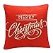 Yeahbeer 4-Pack Happy Halloween & Christmas Pillow Covers Cotton Linen Bat Pumpkin Sofa Home Decor Throw Pillow Case Cushion 18