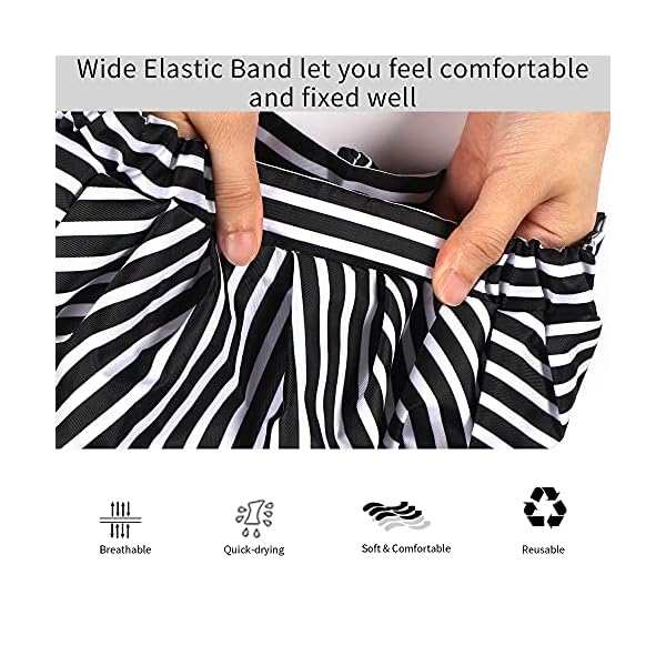 Waterproof-Shower-Cap-for-Women-Reusable-Shower-Hair-Hat-with-Elastic-Band-for-Ladies-Girls-Kids-as-Bathing-Accessories-for-Bath-Spa-Hair-Salon-Hair-Protection-Keep-Long-Hair-Dry-zebra Waterproof Shower Cap for Women, Reusable Shower Hair Hat with Elastic Band for Ladies Girls Kids as Bathing Accessories…