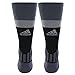 adidas Traxion Premier Football/Baseball Crew Socks, Black/Onix/Light Onix, Medium