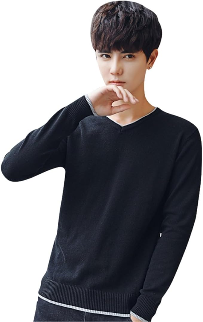 Bestlee セーター 制服 学生服 ｖネック メンズ ジュニア 男の子 スクールセーター 高校生 中学生 通学 セーター 通販 Amazon