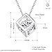 Buycitky Sterling Silver Plated Cubic Zirconia Pendant Necklace for Women Teen Girls Fashion Necklaces