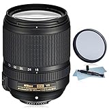 Nikon AF-S DX 18-140mm f/3.5-5.6G ED VR Lens (White Box) for Nikon DX DSLR Cameras D3100, D3200, D3300, D5100, D5200, D5300, D5500, D7000, D7100, D7200... + AUD Essential Accessory Bundle