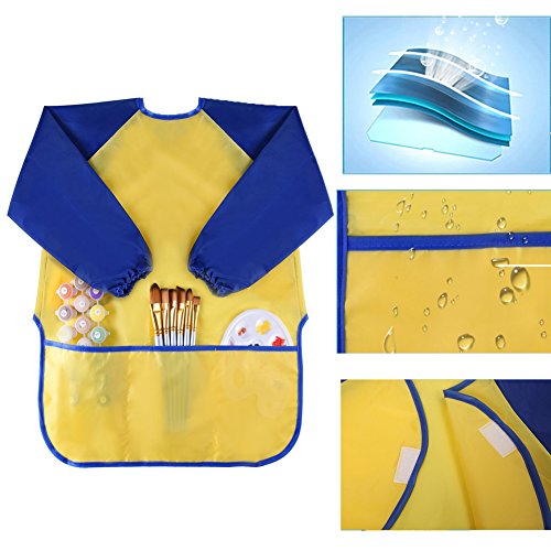 3 Bosoner+Children+Waterproof+Painting+Pockets