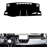 leather dash board cover mat Compatible with Toyota