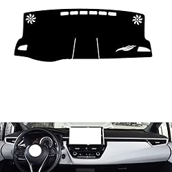 leather dash board cover mat Compatible with Toyota
