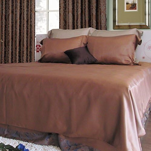 pure silk bed sheet/Thicken seamless silk bed cover -E 140x200cm(55x79inch)