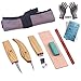 KYMYCraft 10 Pcs Wood Carving knives Tools Set - 7CR17MOV Hook Sloyd Whittling Detail Knife and Gloves for Spoon, Bowl, Kuksa Cup Or General Woodwork Carving - fit Beginners and Professional primary