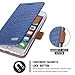 iPhone 8 Plus Case,iPhone 7 Plus Case, WWW [Crocodile Pattern] RFID-Resisting Premium PU Leather Wallet Case Flip Phone Case Cover with Card Slots for iPhone 7 Plus/8 plus  Navy Blue