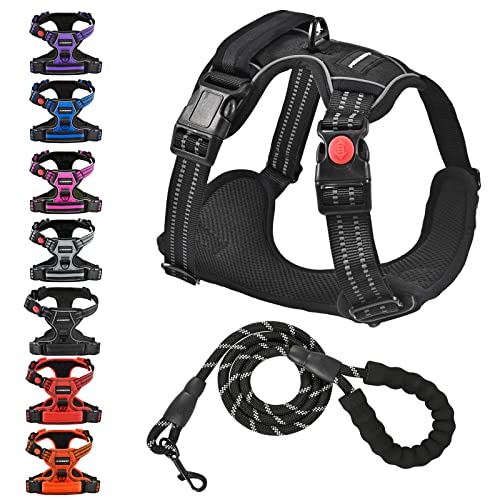 juqiboom No Pull Dog Harness with Leash
