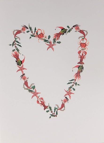 Amazoncom Holiday Heart Nautical Christmas Cards Box