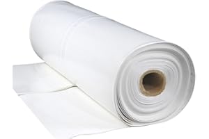 COMPLETE PACKAGING PRODUCTS CPP 17’ x 110’, 7 Mil White Industrial Shrink Wrap - Boat Shrink Wrap for Winterization & Transportation - Puncture/Tear- Resistant & Waterproof High-Strength Plastic Wrap with UV & Weather Protection