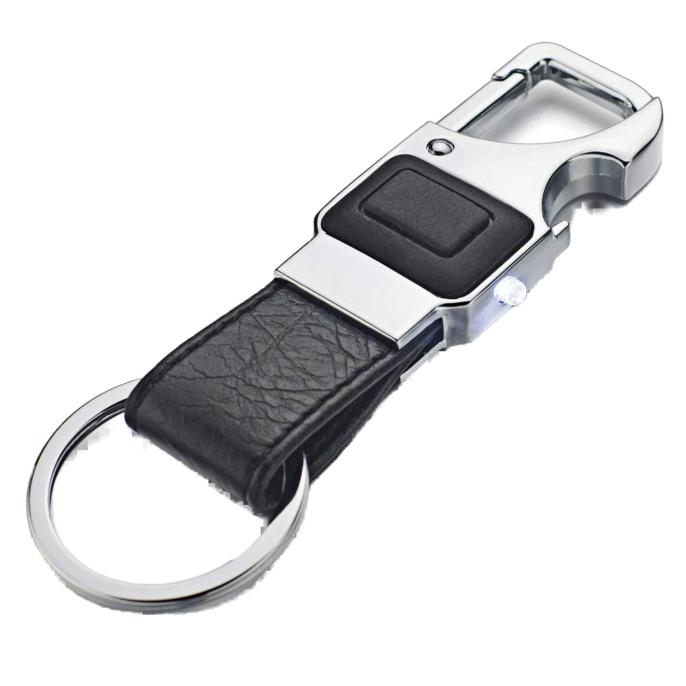 Hongyantech Metal Keychain Men Metal Keychain Multifunction Key Shape Keychain Bottle Opener