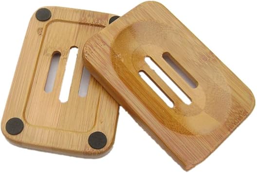 Ototon Seifenschale Aus Naturlichem Bambus Umweltfreundlich Handgefertigt Anti Schimmel Milben Holz Seifenhalter Fur Badezimmer Dusche Zubehor 2 Stuck Amazon De Kuche Haushalt