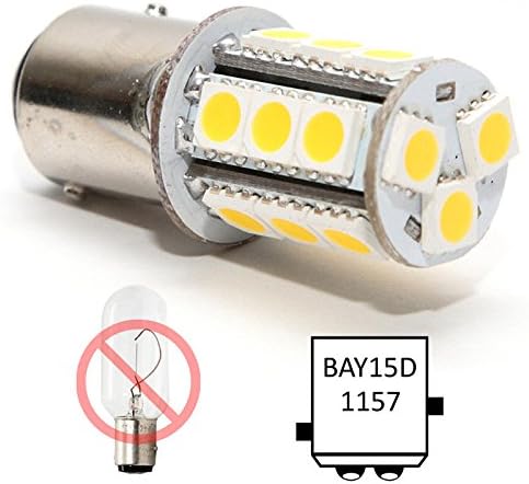 Marine LED 1157/BAY15D Bulb - 18 LED's - Warm White