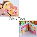 75Pcs Birthday Cake Pretend Play Food Toy Set, YIFAN Plastic Kitchen Cutting Toy for Kids Girls - Blue