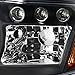 Spec-D Tuning 2LHP-MST94JM-TM Ford Mustang Led Halo Black Projector Head Lights