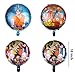 8PCS Dragon Ball Z Balloons,Birthday Banner Celebration Foil Balloon Set,Double Side DBZ Super Saiyan Goku Gohan Character Party Supplies Decorations