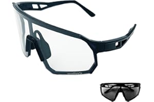 Wynthorix VeilGlam Pickleball Goggles for Men, Photochromic Lenses, Clear to Dark UV Protection, ANSI Z87.1 Safety Goggles, A