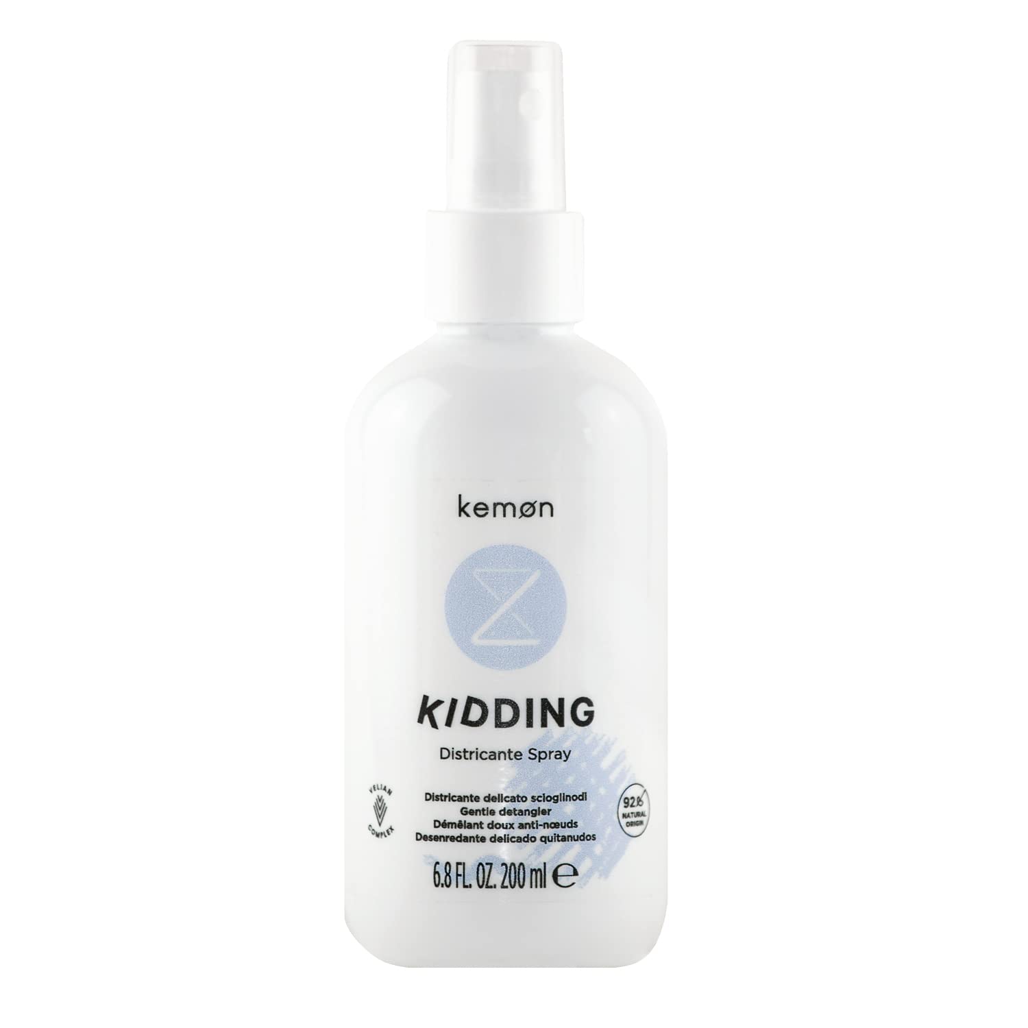 Kemon Liding Kidding Districante Spray LeaveIn Spray Conditioner for Detangling Knots Hair Conditioner for Children Without Washing, 200 ml