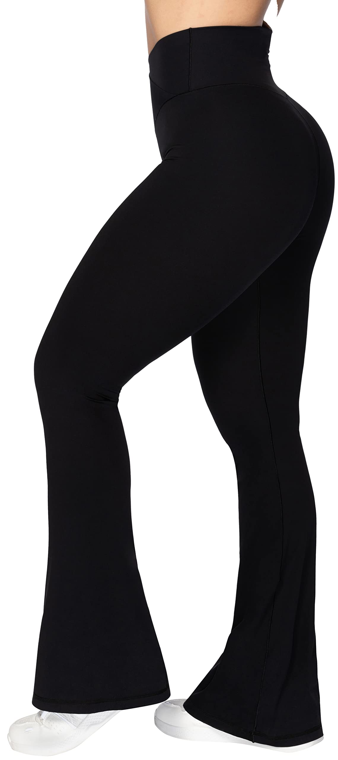 Sunzel Flare Leggings, Crossover Yoga Pants for Women with Tummy