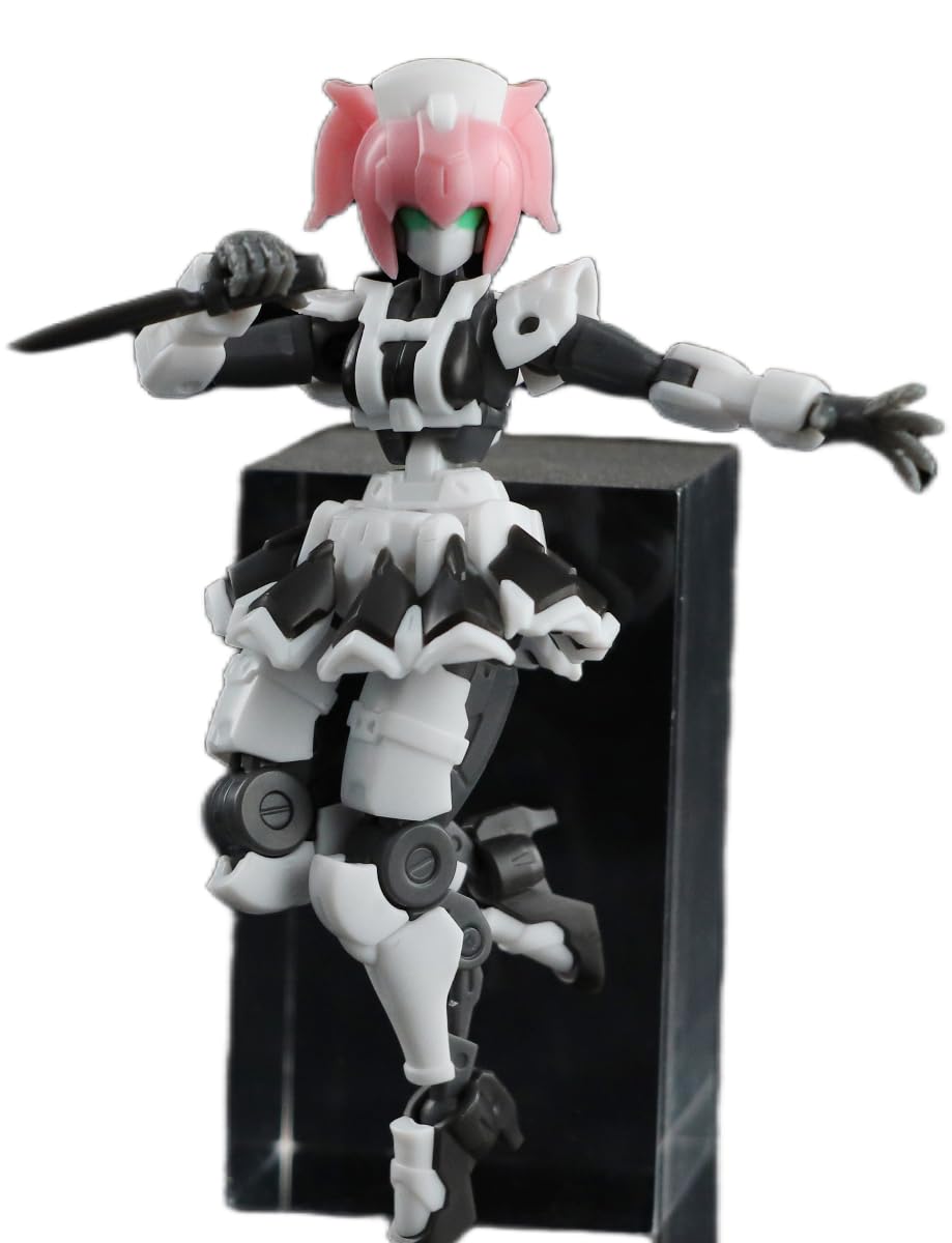 HiPlay KEMO FIFTYSEVEN Plastic Model Kits: Armored Puppet - Yui, Anime Style, 1:24 Scale Collectible Action Figures (Yui)