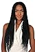 WOW BRAIDS Braided Wigs, Micro Million Braid Wig - Color 1 - 22 Inches. Synthetic Hand Braided Wigs for Black Women.