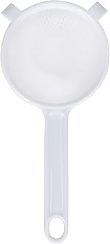 KitchenCraft Round Nylon-Mesh Sieve 7cm Tea Strainer White KCSTRPL70