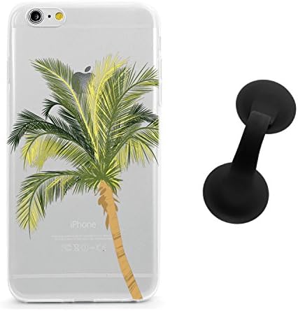 CLW Clear TPU Case for iPhone 6Plus / 6S Plus - California Palm Tree