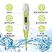 VEDIK Basal Digital Thermometer - Fast Reading, Auto Turn Off, 1/100th Degree High Precision and Memory Recall Fertility Basal Thermometer - Perfect Basal Thermometer for Ovulation Tracking