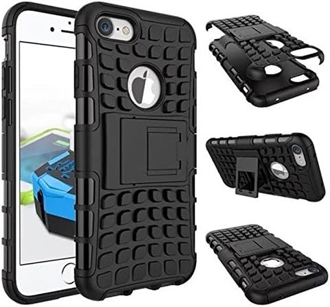iPhone 7 Case, 4.7 Inch Shockproof Rugged Armor PC+TPU Dual Layer Protection with Kickstand