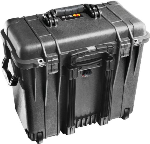 Pelican 1440 Case With Office Dividers and Lid Organizer (Black)