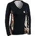Legendary Whitetails Women's Ambition Performance Long Sleeve T-Shirt Black Medium