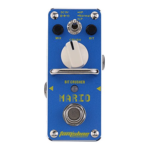 AROMA AMO-3 Mario Bit Crusher Electric Guitar Effect Pedal Mini Single Effect