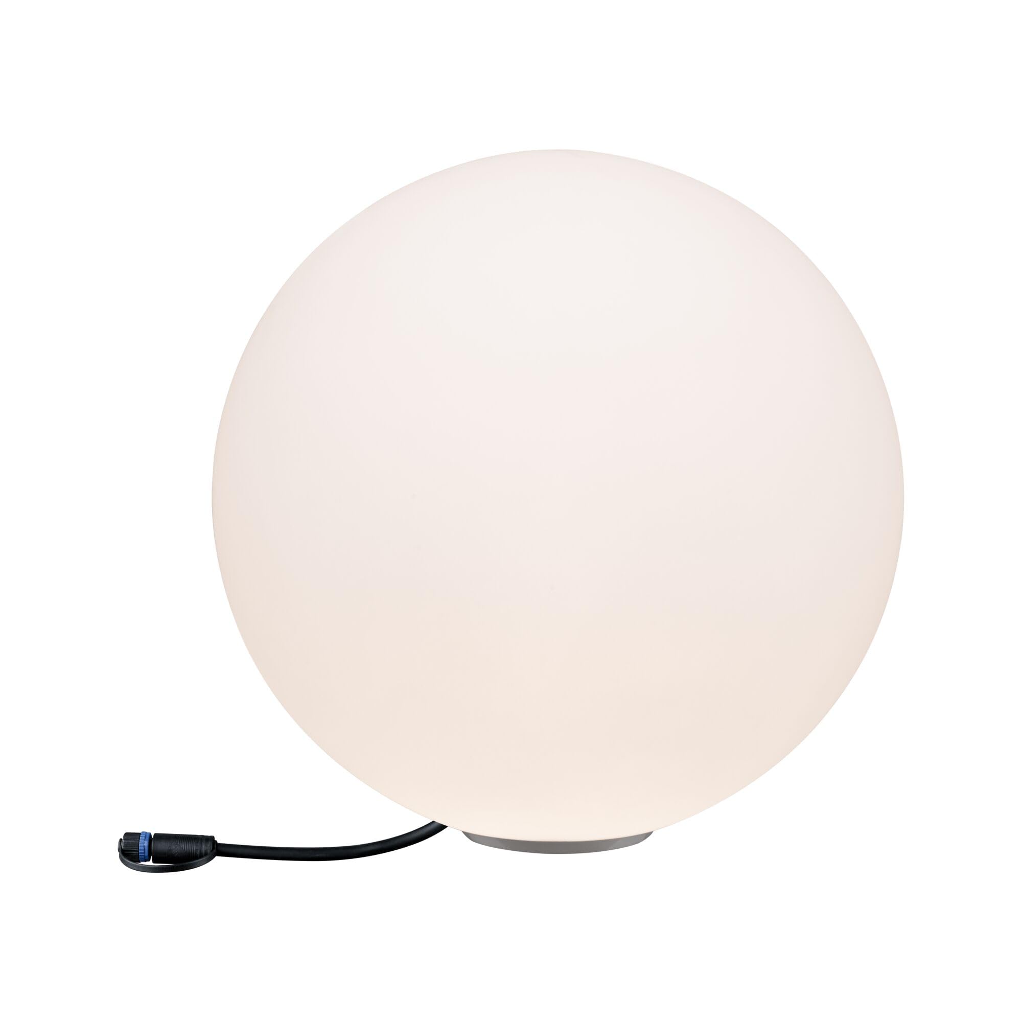 Paulmann 94178 Outdoor Plug & Shine Light Object Globe IP67 3000K 575lm 24V, Integriert, 6.5 W, White