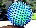 Webb Compression Spiky Massage and Lacrosse Ball Combo Pack Foot, Back, Foot, Neck, Deep Tissue Trigger Point Muscle Therapy, Myofascial Release - Includes a Free EBOOK (Green/Blue)